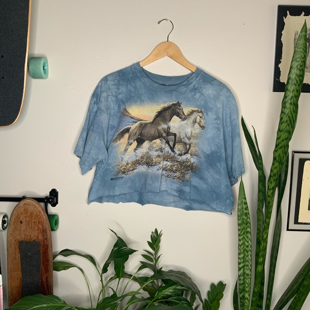 Vintage Horse Crop Top XL
